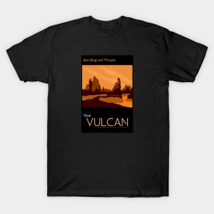 Vulcan Travel Poster T-Shirt